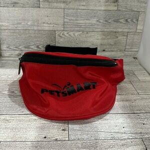 Pets mart red athletic Fanny pack